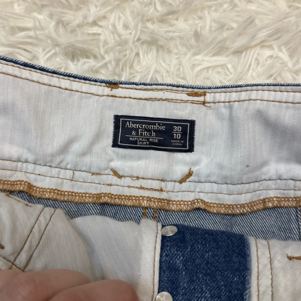 Abercrombie & Fitch Blue Mini Skirt Casual